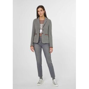 Madeleine Blazer aus Struktur-Jersey grau / méliert 44