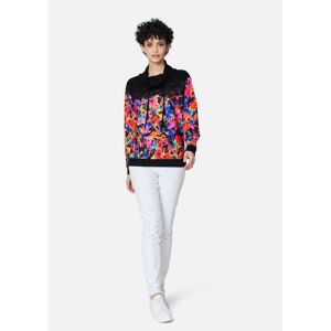 Madeleine Sweatshirt mit floralem Print und Spitzen-Veredelung schwarz / multicolor 40