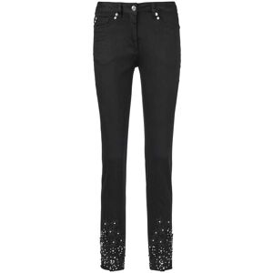 Madeleine Slimline-Jeans mit Schmuck-Applikation schwarz 17