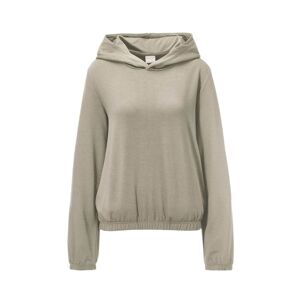 Madeleine Edel-Sweatshirt mit Kapuze kiesel 48