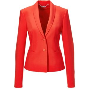 Madeleine Komfort-Blazer in schlanker, taillierter Kurzform tomatenrot 44