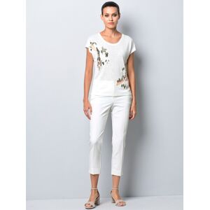 alba moda Shirt mit Pailletten weiss 38