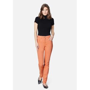 Madeleine Schlanke 5-Pockets-Jeans mit breitem Saumaufschlag hellmandarin 18