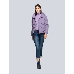 alba moda Steppjacke mit Stehkragen lila 40