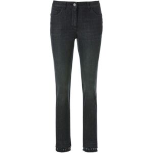 Madeleine Jeans mit Fransensaum black 22