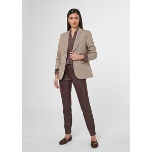 Madeleine Leicht taillierter Blazer espresso / multicolor 38