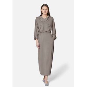 Madeleine Sweatshirt-Kleid aus komfortablem Jersey-Stretch stahlgrau 38