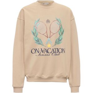 ON VACATION Tennis Sweatshirt beige L