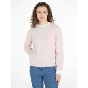 Tommy Hilfiger Sweatshirt »REG C-NK CREST 85 SWEATSHIRT«, mit Logostickerei Whimsy_Pink  S (36)