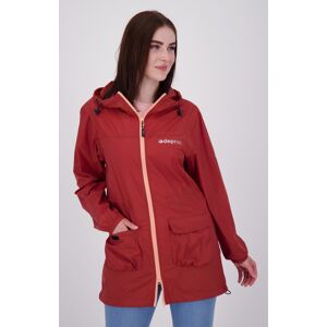 DEPROC Active Regenmantel »ROBSON LONG WOMEN«, auch in Grossen Grössen... red  40/42 (M)