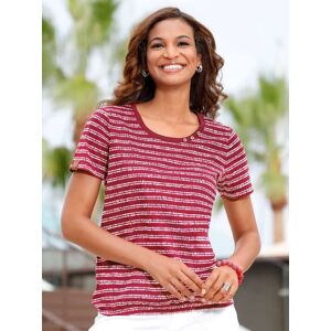 Casual Looks Rundhalsshirt »Shirt«, (1 tlg.) kirsche-weiss-bedruckt  38