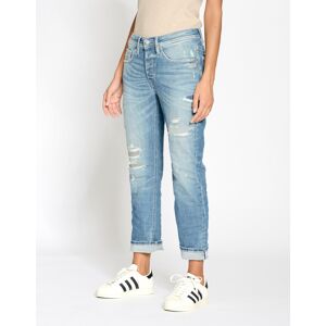 GANG Boyfriend-Jeans »94NICA CROPPED«, mit geraden und verkürzten Beinverlauf cool vint midblue  30