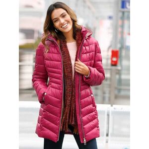 Inspirationen Steppjacke, mit Kapuze himbeere  48