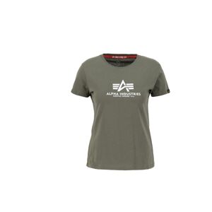 Industries T-Shirt »ALPHA INDUSTRIES Women - T-Shirts New Basic T Wmn« dark olive  XL