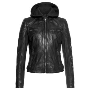 Gipsy Bikerjacke »SAMINA«, mit Kapuze, 2-in-1-Jacke - mit abnehmbarem... black  XS/34