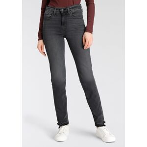 Levi's® Straight-Jeans »724 High Rise Straight«, mit Fransen am Saum black washed  31