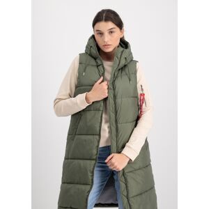 Industries Blouson »ALPHA INDUSTRIES Women - Vests Long Puffer Vest Wmn« sage-green  S