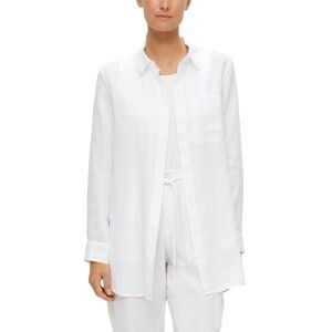 s.Oliver Longbluse, in Unifarbe white  40