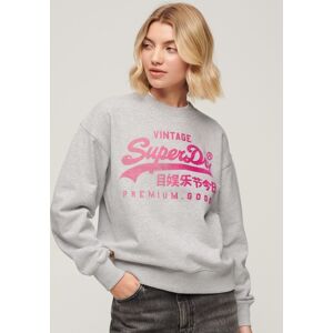 Superdry Sweatshirt »TONAL VL LOOSE SWEATSHIRT« Flake Grey Marl  XS