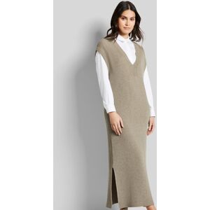 Bugatti Strickkleid, mit kurzem Arm taupe  L