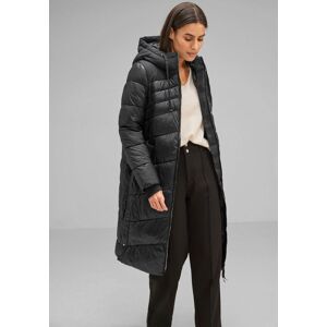 STREET ONE Winterjacke, mit Kapuze, mit seitlichen Druckknöpfen black  40