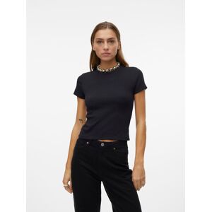 Vero Moda Rundhalsshirt »VMCHLOE SS SHORT TOP JRS NOOS« Black  XL (42)