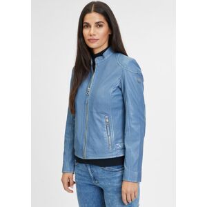 Gipsy Lederjacke »GWFaiza«, mit Patch-Design am Ellenbogen blue  XS