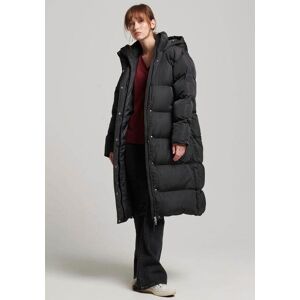 Superdry Steppmantel »LONGLINE HOODED PUFFER COAT« Black  L