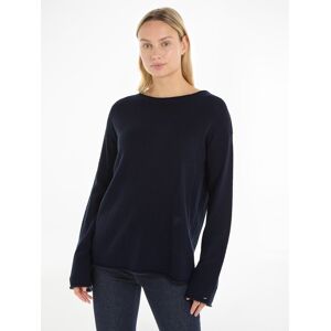 Tommy Hilfiger Strickpullover »SOFT WOOL BOAT-NK SWEATER«, aus weicher Wolle,... Desert Sky  XS (34)