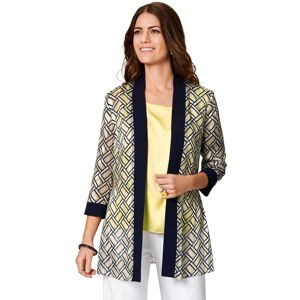 HERMANN LANGE Collection Blusenblazer »Hermann Lange Select!« ecru-gelb  48