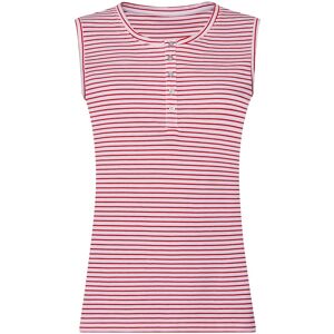 Classic Basics Tanktop rot-geringelt  48