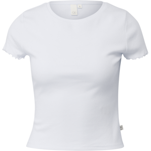 QS T-Shirt, mit Rollsaum white  XL