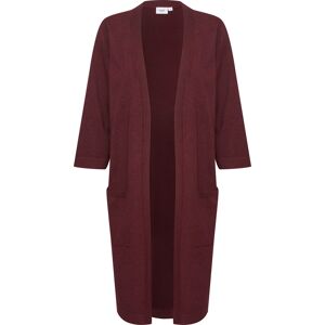 Saint Tropez Strickjacke »KilaSZ Open Cardigan« Tawny Port Melange  L (40)