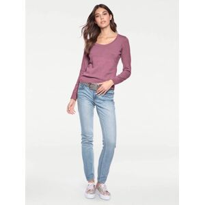 heine Rundhalspullover »Rundhals-Pullover« mauve  42