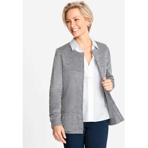 Classic Strickjacke steingrau-meliert  54