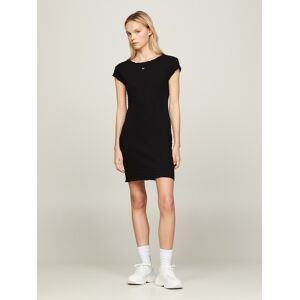 Tommy Jeans Jerseykleid »TJW BODYCON SMOCK DRESS«, mit Tommy Jeans Flagge Black  M (38)