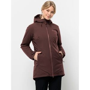 Jack Wolfskin Winterjacke »STIRNBERG INS JKT W«, mit Kapuze dark-maroon  XL (46)