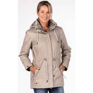 LPO Parka »PAISLEY II NEW WOMEN«, leicht wattierter Parka mit abnehmbarer Kapuze hellgrau  36/38 (M)