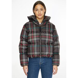 Tommy Hilfiger Steppjacke »PRINTED CHECK REDOWN PUFFER JKT«, mit Kapuze, im... Large Pop Check/ Army Green  L (40)