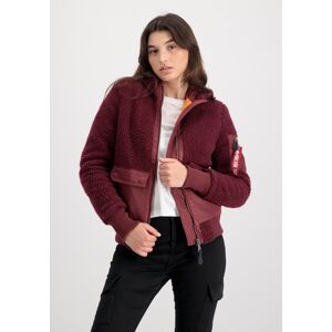 Industries Bomberjacke »ALPHA INDUSTRIES Women - Bomber Jackets Zip... burgundy  S