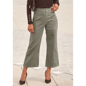 LASCANA Weite Jeans, in Culotte-Form khaki  38