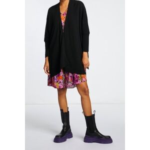 Rich & Royal Cardigan, mit offener, fallender Kante black  M