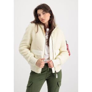 Industries Bomberjacke »ALPHA INDUSTRIES Women - Bomber Jackets Zip... off white  XS