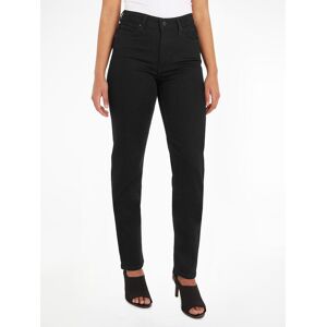 Calvin Klein Slim-fit-Jeans »MR SLIM - SOFT BLACK«, mit Leder-Brandlabel am... Denim Black  32