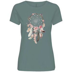 ONLY Kurzarmshirt »ONLBONE S/S FEEL/FEATHERS TOP« Chinois Green  L (40)