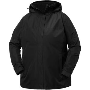 Helly Hansen Aden Plus, Regenjacke, Damen, Plus Size, schwarz