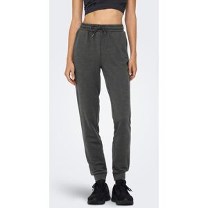 ONLY Play Jogginghose »ONPMELINA MW SLIM SWT CUFF PNT NOOS« Dark Grey Melange Größe L (40)