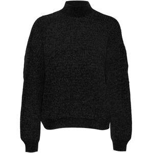 Vero Moda Strickpullover »VMKAIA LS HIGHNECK PULLOVER BF« Black Größe L (40)