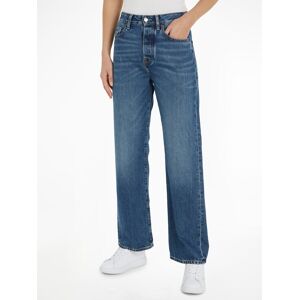 Tommy Hilfiger Straight-Jeans »LOOSE STRAIGHT RW KLO«, mit Lederlogopatch Klo Größe 31