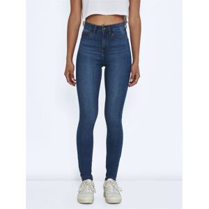 Noisy may Skinny-fit-Jeans »NMCALLIE HW SKINNY BLUE JEANS NOOS« Medium Blue Denim Größe 28